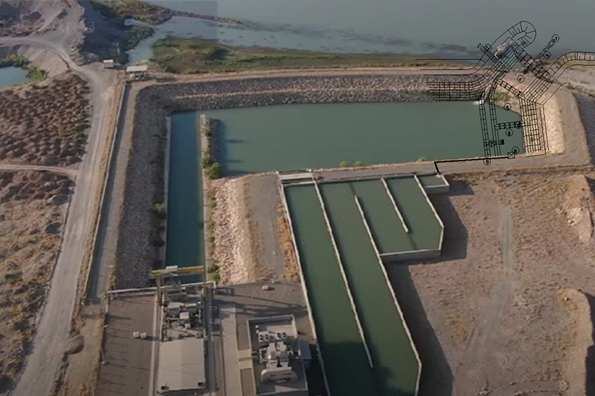 the Re-Design of Water Intake Structure of Khabat TPP